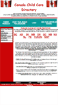 Mobile Screenshot of canadachildcaredirectory.com